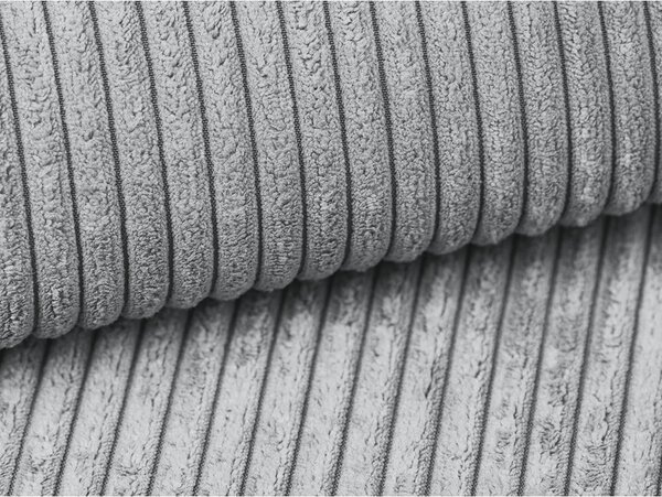 Svijetlo siva sklopiva sofa od samta 195 cm Nona – Makamii