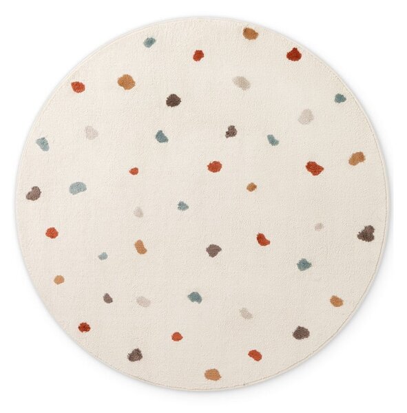 Krem dječji tepih ø160 cm Funny Dots – Hanse Home