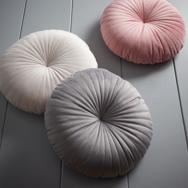 Ukrasni jastuk od samta ø 40 cm Round Soft Touch – Catherine Lansfield