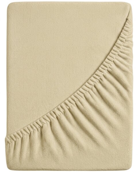 Frotirna plahta EXCLUSIVE krem 90 x 200 cm