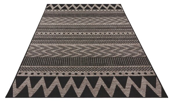 Crno-bež vanjski tepih NORTHRUGS Sidon, 200 x 290 cm