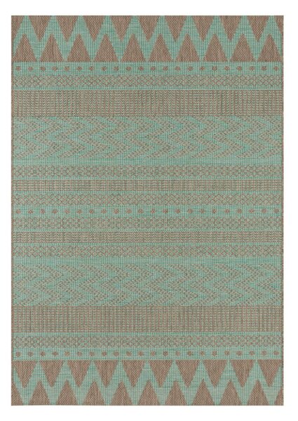 Zeleno-bež vanjski tepih NORTHRUGS Sidon, 70 x 140 cm