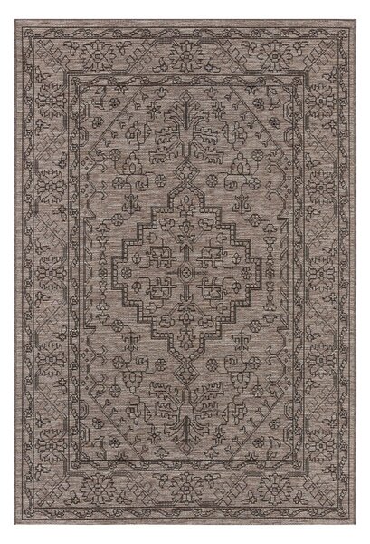 Sivo-smeđi vanjski tepih NORTHRUGS Tyros, 140 x 200 cm