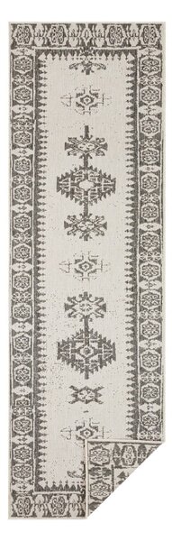 Sivo-krem vanjski tepih NORTHRUGS Duque, 80 x 250 cm