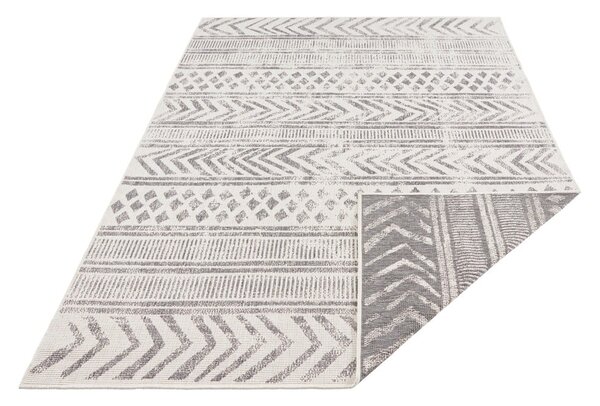 Sivo-krem vanjski tepih NORTHRUGS Biri, 120 x 170 cm