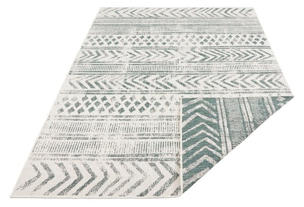 Zeleno-krem vanjski tepih NORTHRUGS Biri, 160 x 230 cm