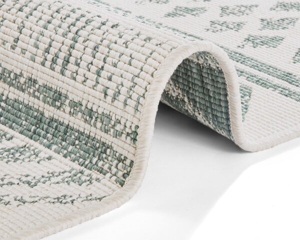 Zeleno-krem vanjski tepih NORTHRUGS Biri, 160 x 230 cm
