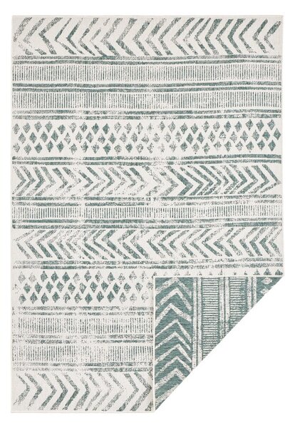 Zeleno-krem vanjski tepih NORTHRUGS Biri, 120 x 170 cm