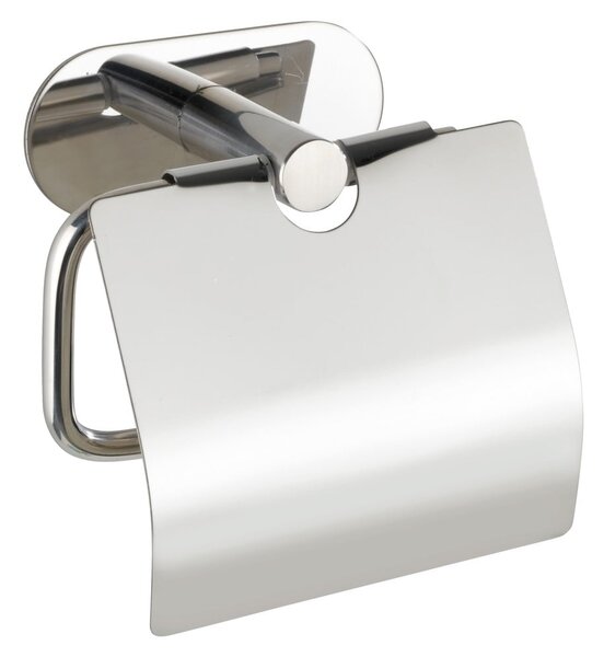 Držač za toaletni papir od nehrđajućeg čelika bez bušenja Wenko Turbo-Loc® Orea Shine Cover