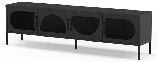 Crna TV komoda 180x50 cm Tayra – Marckeric