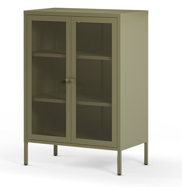 Zeleni metalni ormarić 70x100x40 cm Fayna – Marckeric
