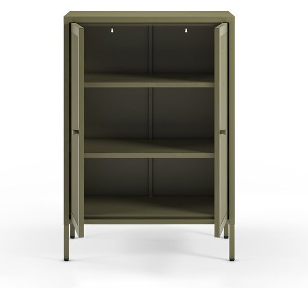 Zeleni metalni ormarić 70x100x40 cm Fayna – Marckeric