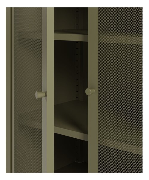 Zeleni metalni ormarić 70x100x40 cm Fayna – Marckeric