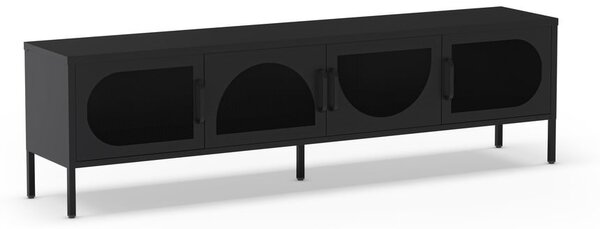 Crna TV komoda 180x50 cm Tayra – Marckeric