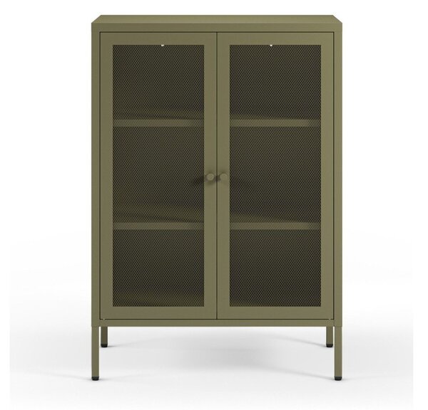 Zeleni metalni ormarić 70x100x40 cm Fayna – Marckeric