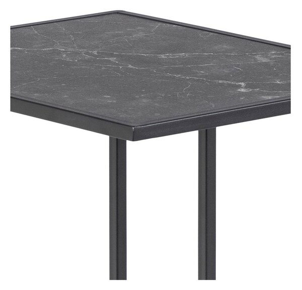 Pomoćni stol s pločom stola u mramornom dekoru 43x35 cm Infinity – Actona