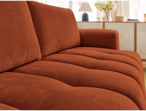 Ciglasta sklopiva/s prostorom za odlaganje sofa 251 cm Fuji – Bobochic Paris