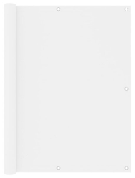 VidaXL Balkonski zastor bijeli 120 x 600 cm od tkanine Oxford