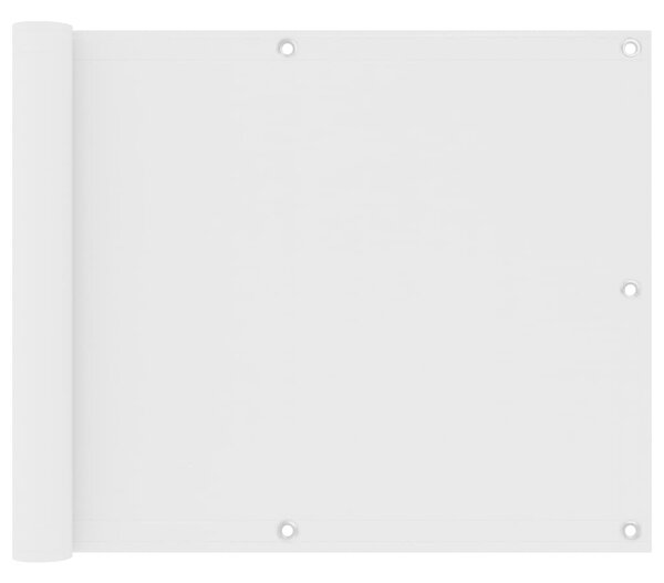 VidaXL Balkonski zastor bijeli 75 x 300 cm od tkanine Oxford