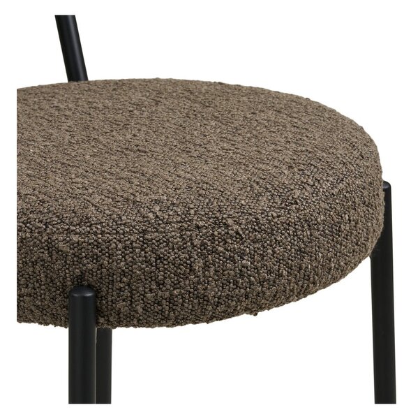 Smeđa podstavljena barska stolica (visine sjedala 65 cm) Badalona – House Nordic
