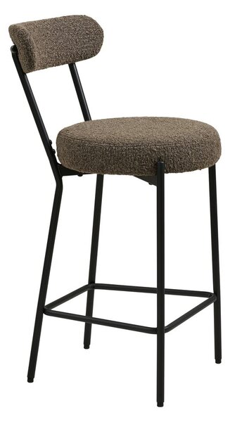 Smeđa podstavljena barska stolica (visine sjedala 65 cm) Badalona – House Nordic