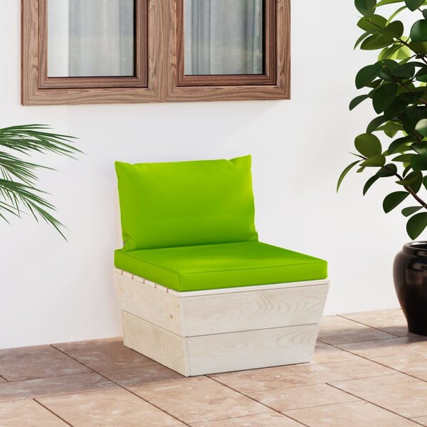 VidaXL Srednja vrtna sofa od paleta od impregnirane smrekovine