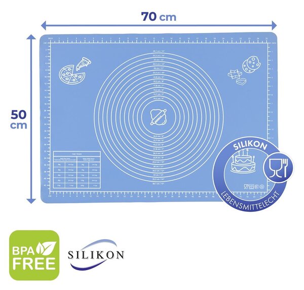 Silikonska podloga za pečenje 50x70 cm – Maximex