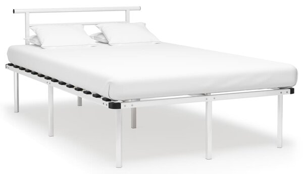 VidaXL Okvir za krevet bijeli metalni 120 x 200 cm