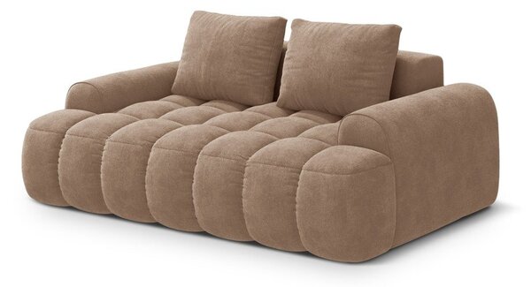 Svjetlo smeđa baršunasti sofa 175 cm Linz – Cosmopolitan Design
