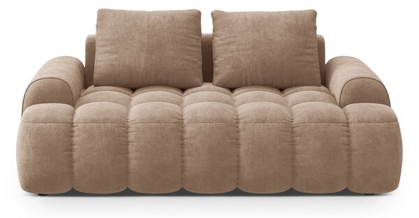 Svjetlo smeđa baršunasti sofa 175 cm Linz – Cosmopolitan Design