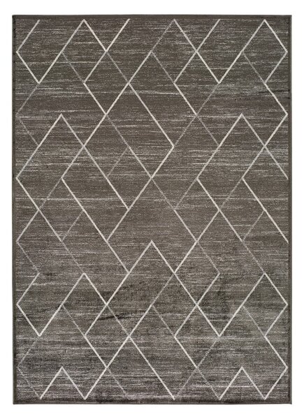 Sivi tepih od viskoze Universal Belga, 70 x 110 cm
