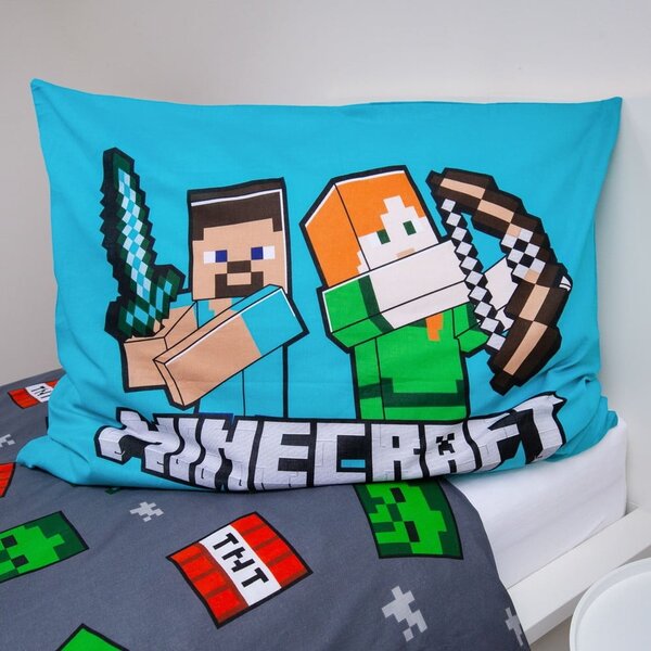 Pamučna dječja posteljina za krevet za jednu osobu 140x200 cm Minecraft "We got this" – Jerry Fabrics