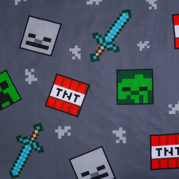 Pamučna dječja posteljina za krevet za jednu osobu 140x200 cm Minecraft "We got this" – Jerry Fabrics