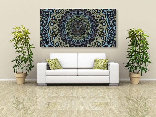 Slika apstraktna Mandala u vintage stilu