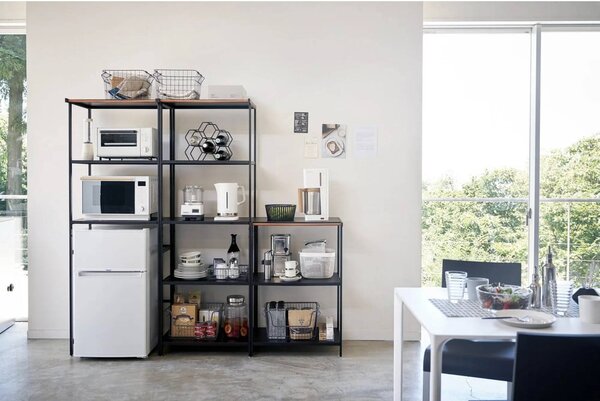 Mat crni željezni regal 60x90x46,5 cm Tower – YAMAZAKI