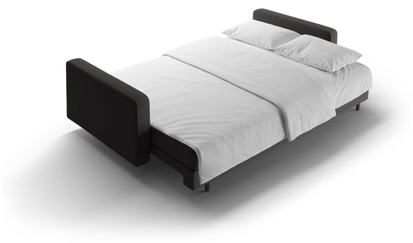Tamno siva sklopiva/s prostorom za odlaganje sofa 222 cm Bali – Cosmopolitan Design