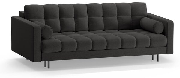 Tamno siva sklopiva/s prostorom za odlaganje sofa 222 cm Bali – Cosmopolitan Design