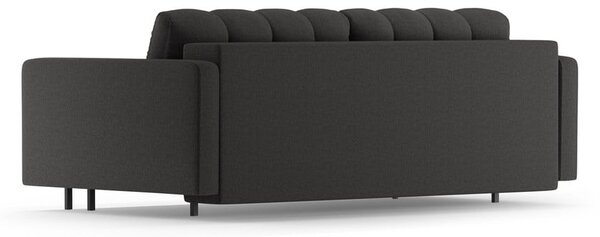 Tamno siva sklopiva/s prostorom za odlaganje sofa 222 cm Bali – Cosmopolitan Design