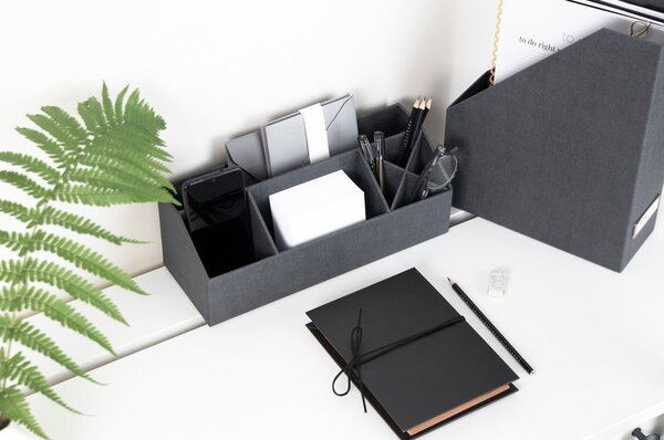 Kartonski uredski organizator za dopisnice Elisa Canvas Paper Laminate – Bigso