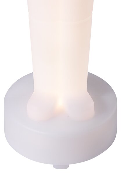 Božićna stolna lampa bijela, uključujući LED, mogućnost prigušivanja i punjiva RGBW-IC - Nutcracker