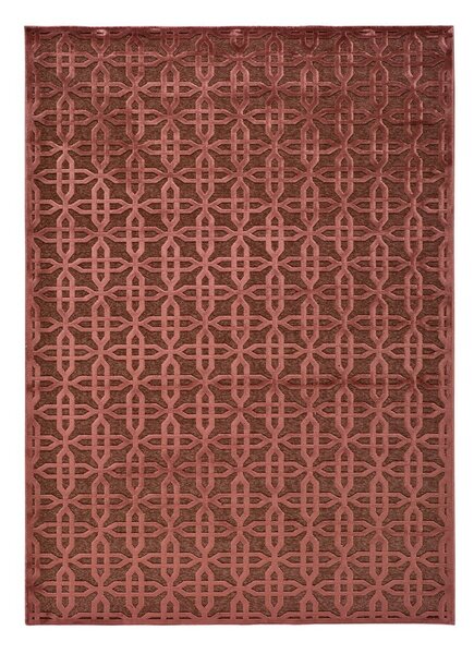 Crveni tepih od Universal Margot Copper viskoze, 200 x 300 cm