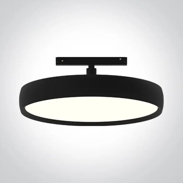 CRNA LED PLAFONJERA ZA MAGNETNE ŠINE 30W CCT 48V IP20 UGR19 MINI/P&P DM42146/B/V