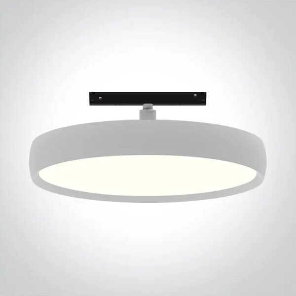 BIJELA LED PLAFONJERA ZA MAGNETNE ŠINE 30W CCT 48V IP20 UGR19 MINI/P&P DM42146/W/V