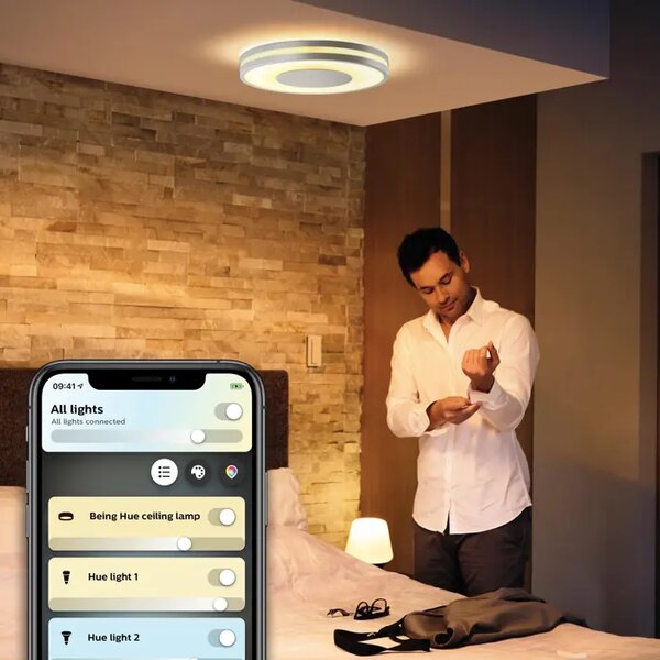 Being PHILIPS HUE PLAFONJERA ALUMINIJ 8719514341111