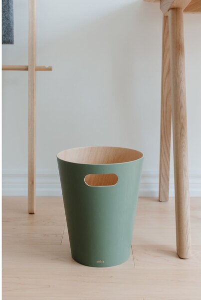 Zelena kanta za smeće za ured 7,5 l Woodrow – Umbra