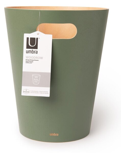 Zelena kanta za smeće za ured 7,5 l Woodrow – Umbra