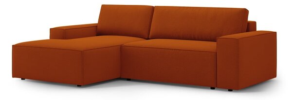 Ciglasta sklopiva kutna garnitura (s lijevim kutom) Jodie – Micadoni Home