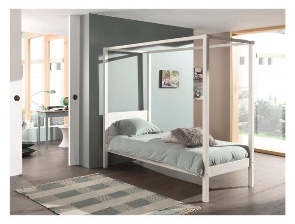 Bijeli dječji krevet 90x200 cm PINO CANOPY – Vipack