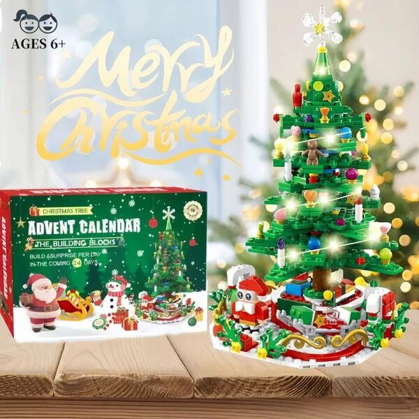 Merryglow™ Led Set Adventskih Kalendara S Božićnim Drvcem