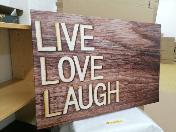 Slika LIVE, LOVE, LAUGH